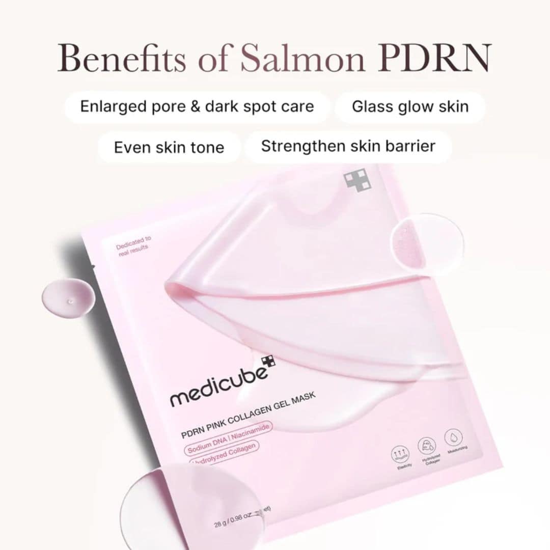 Medicube PDRN Pink Collagen Gel Mask – 4-Pack