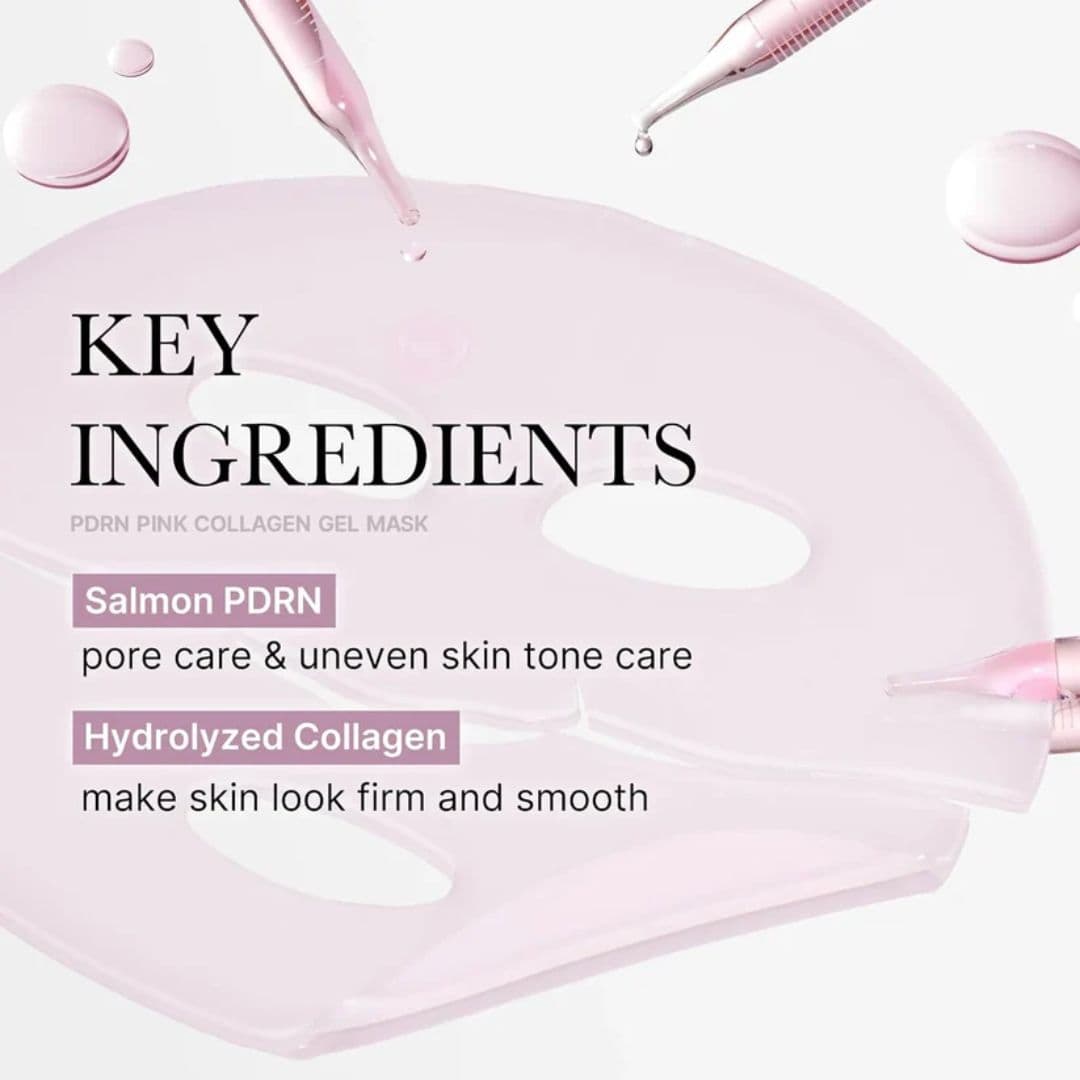 Medicube PDRN Pink Collagen Gel Mask – 4-Pack