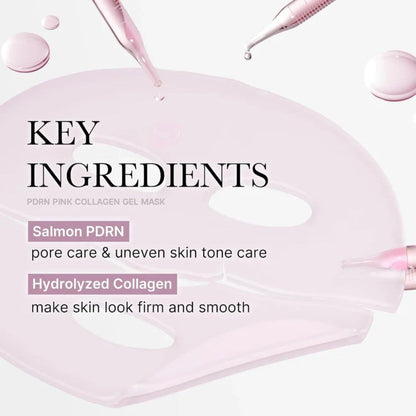 Medicube PDRN Pink Collagen Gel Mask – 4-Pack