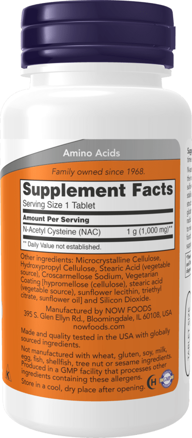 NAC 1000 mg 120 Tablets – N-Acetyl Cysteine Supplement