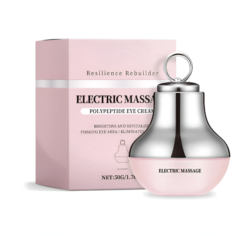 Electric Eye Massage Cream tube with hydrating eye care benefits