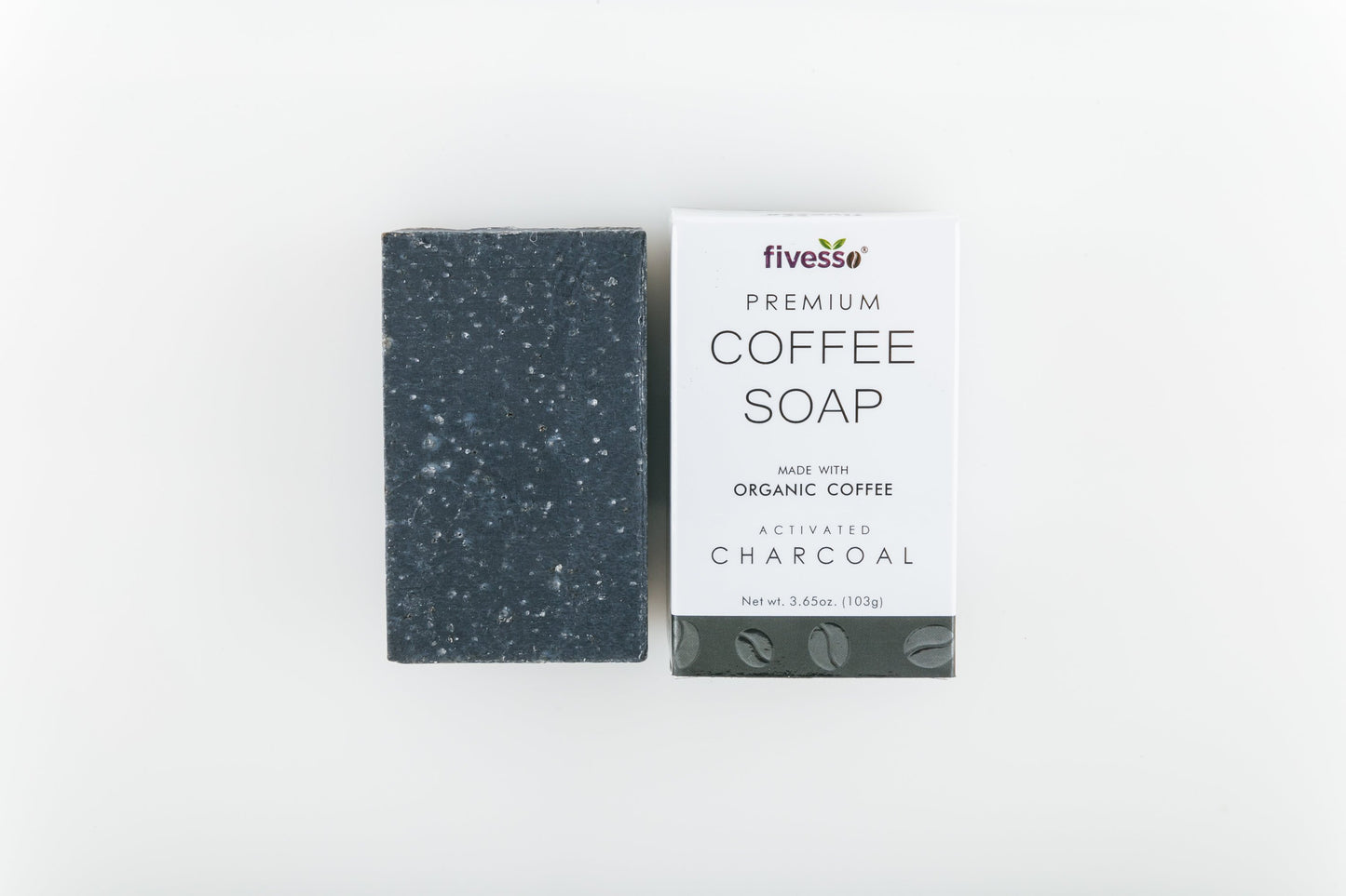 Activated Charcoal & Coffee Exfoliating Soap Bar – 3.65 oz