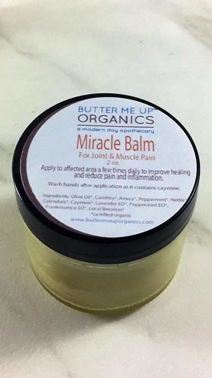 Organic Herbal Pain Balm – Muscle & Joint Relief Salve