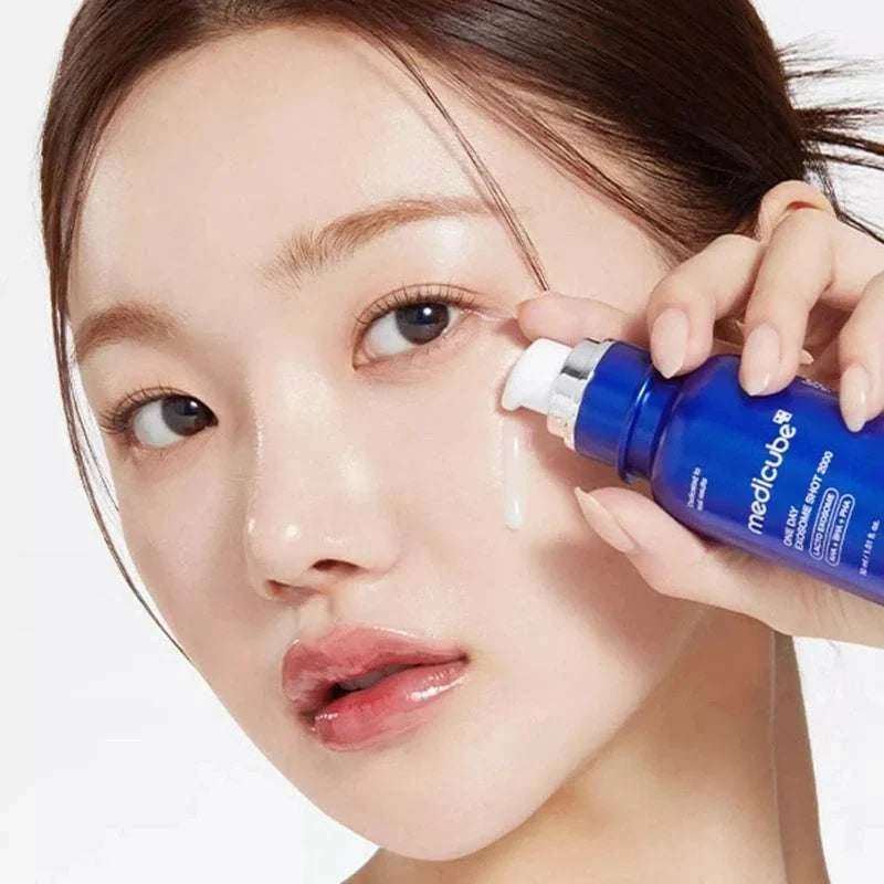 Medicube Exosome Spicule Shot Serum bottle for smoother skin