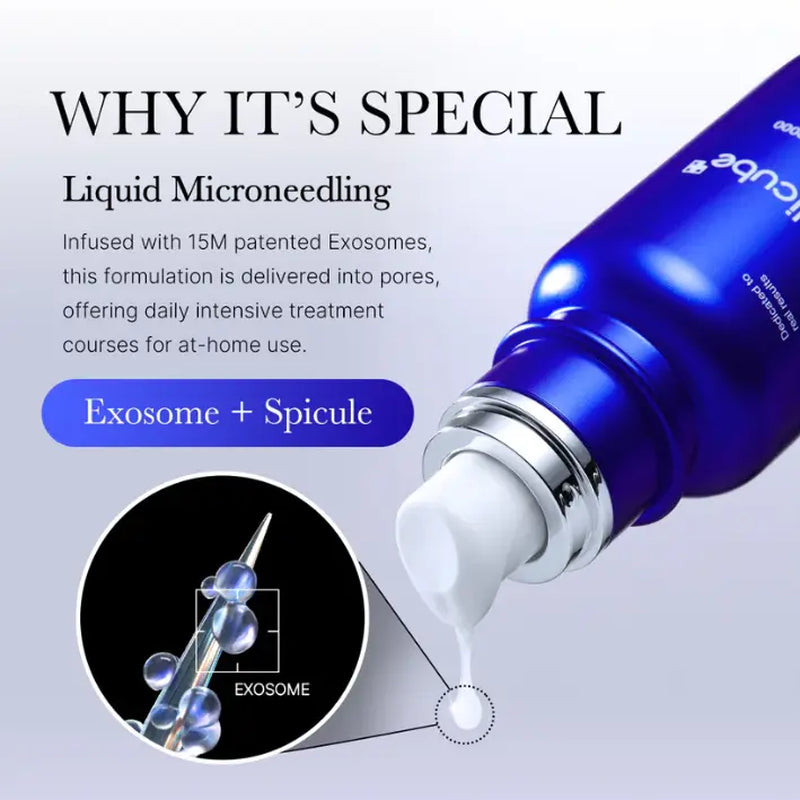Medicube Exosome Spicule Shot Serum bottle for smoother skin