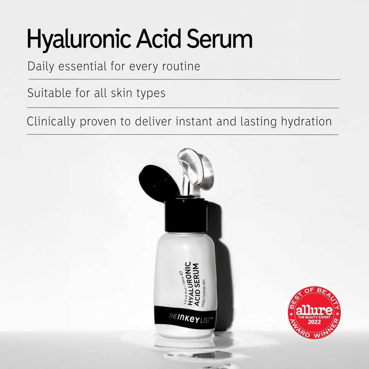 The INKEY List Hyaluronic Acid Serum | 1 oz