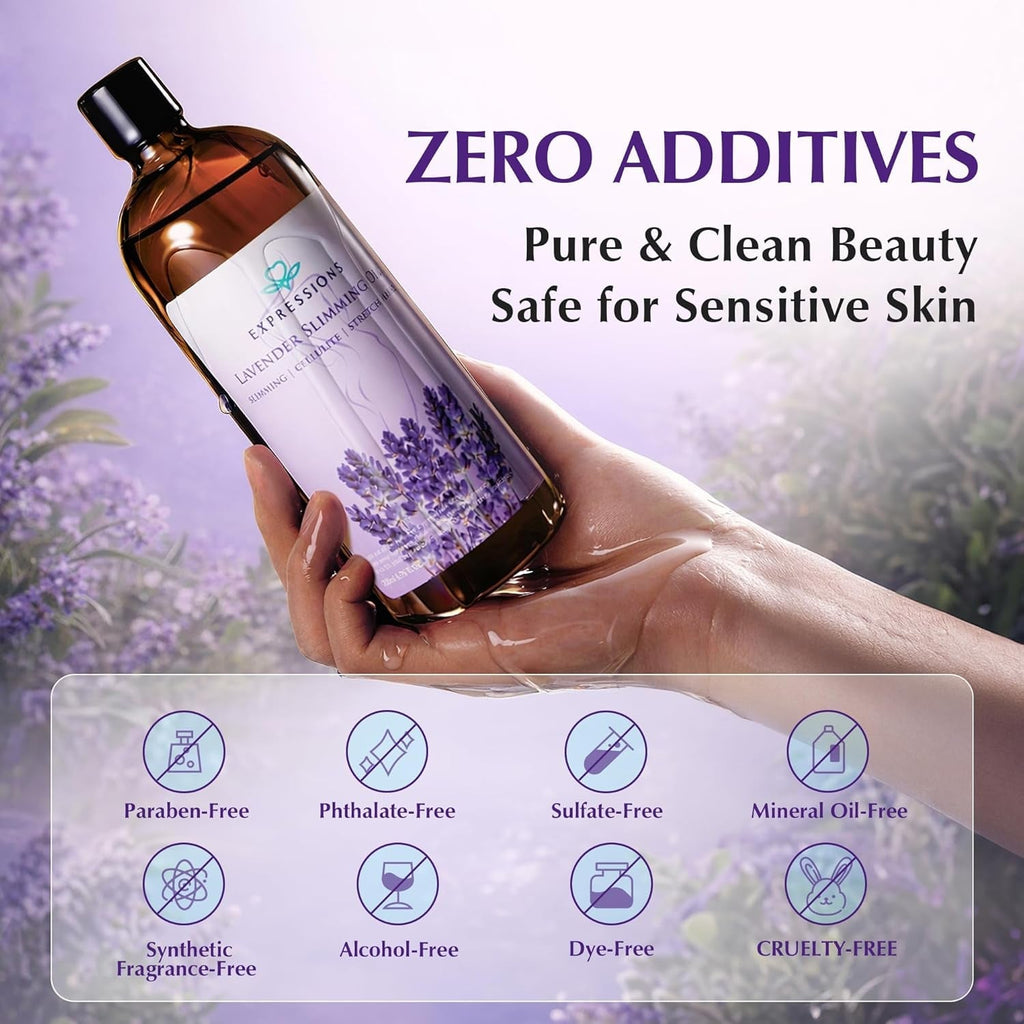 smoothing body massage oil bottle with natural ingredients for soft skin