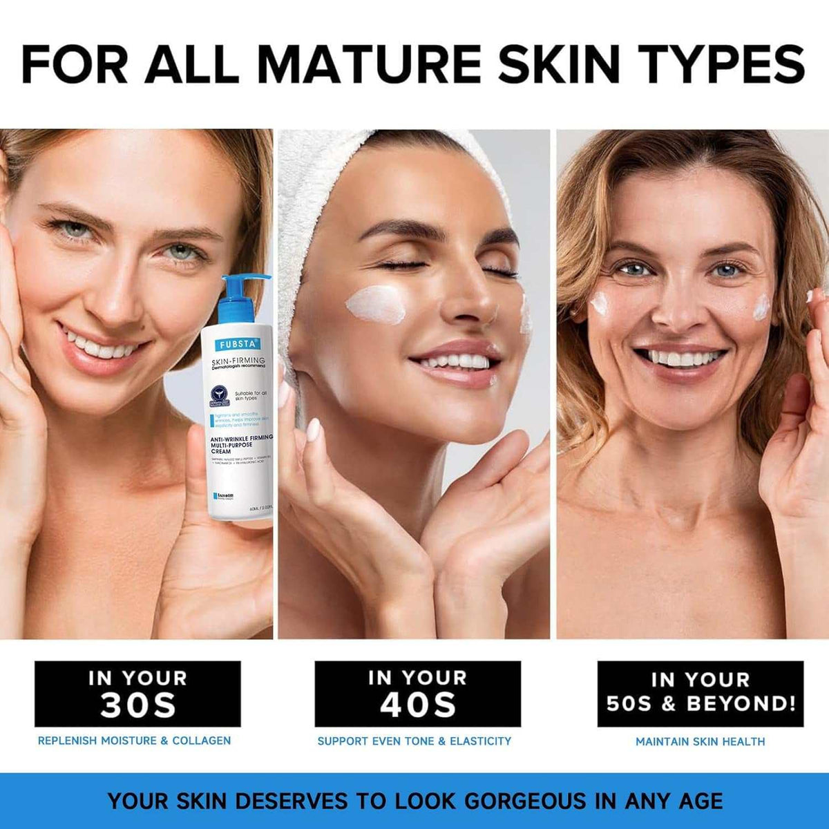 Ultra Firming Face Cream jar with rich moisturizer for smooth skin